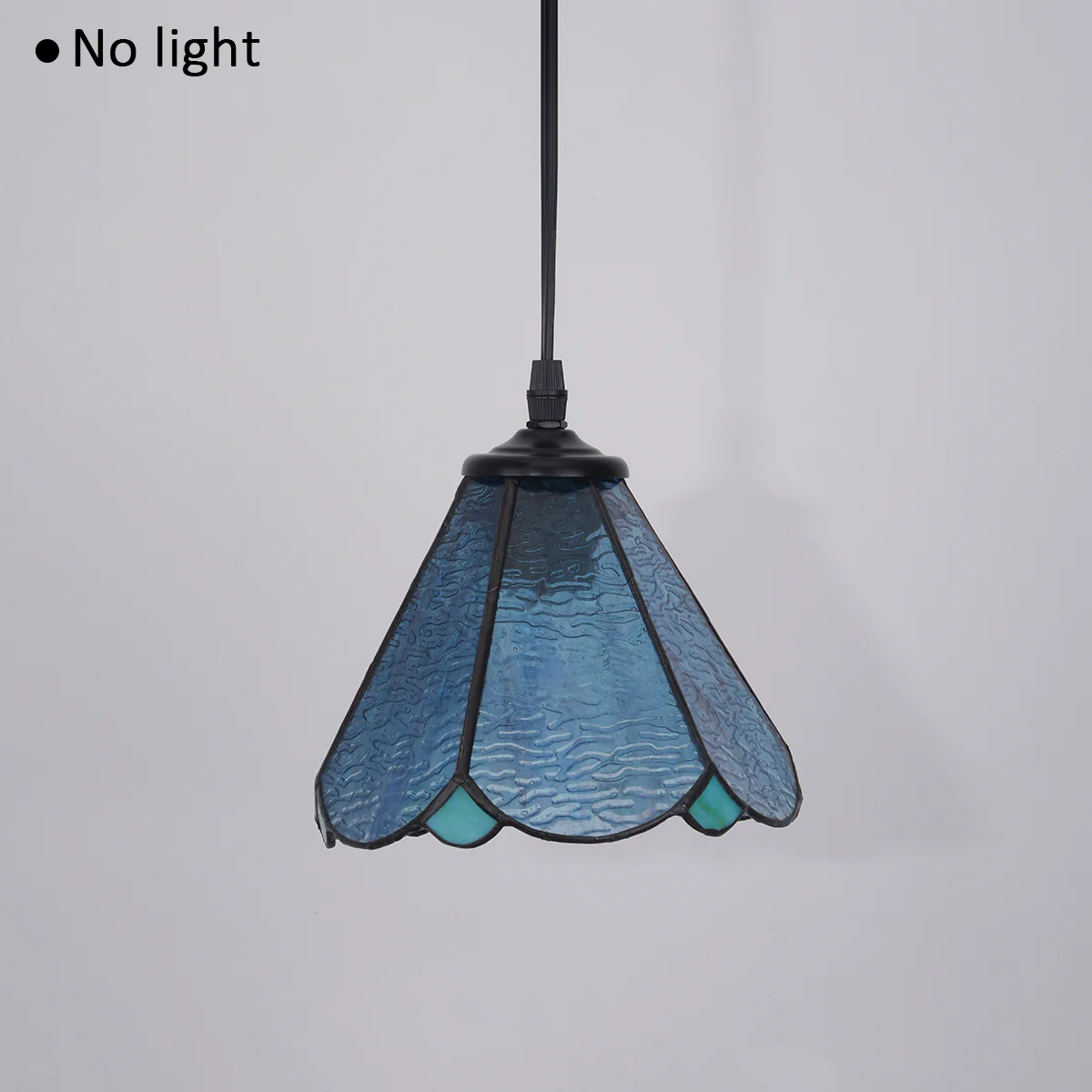 Cotoss Tiffany Pendant Light 1 - Light7 inch hanging pendant plug in Pendant,Perfect for a bedroom nightstand - Image 11