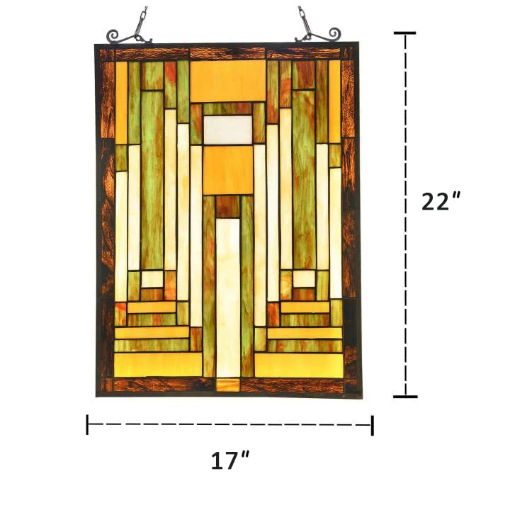 Capulina Mission Tiffany Style Stained Glass Window Hangings - Image 7