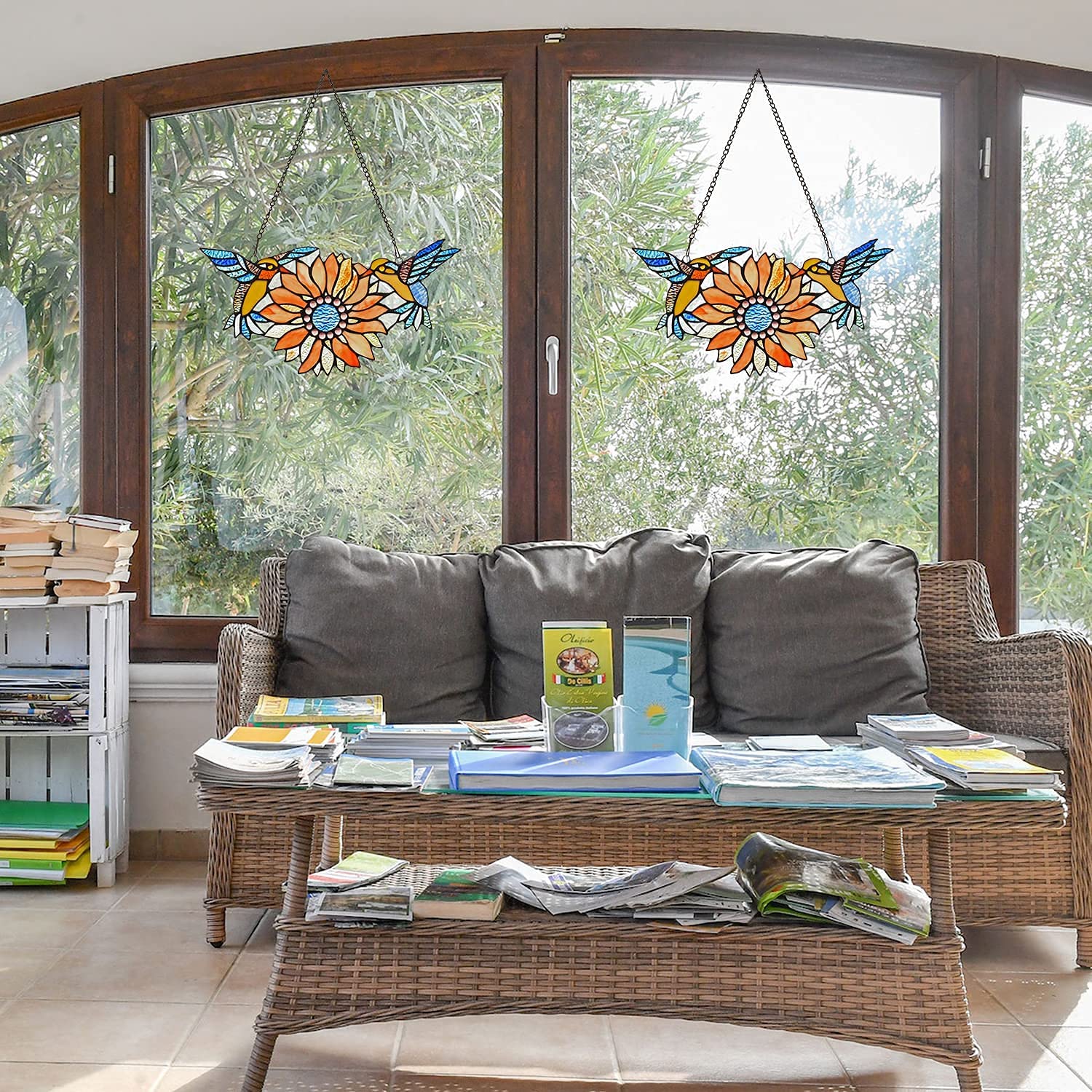 Capulina Stained Glass Window Gift Sunflower - Image 3