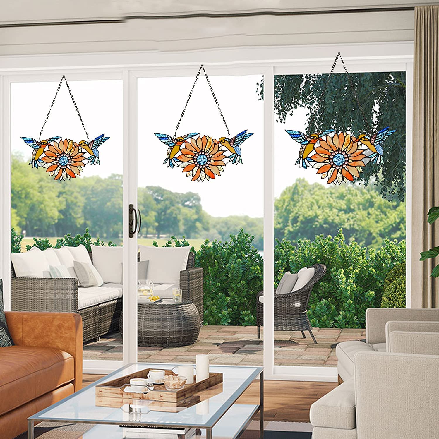 Capulina Stained Glass Window Gift Sunflower - Image 5