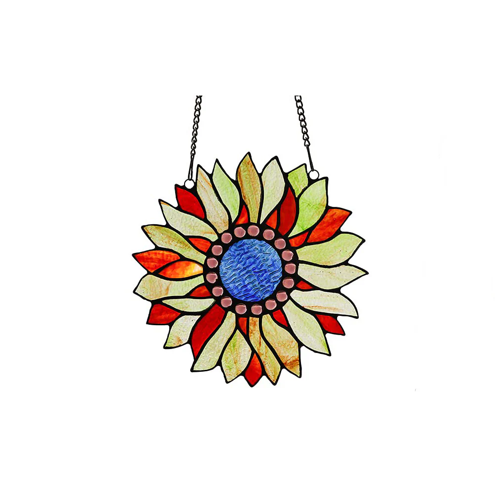 Capulina Sunflower Stained Glass Window Hangings - Image 15