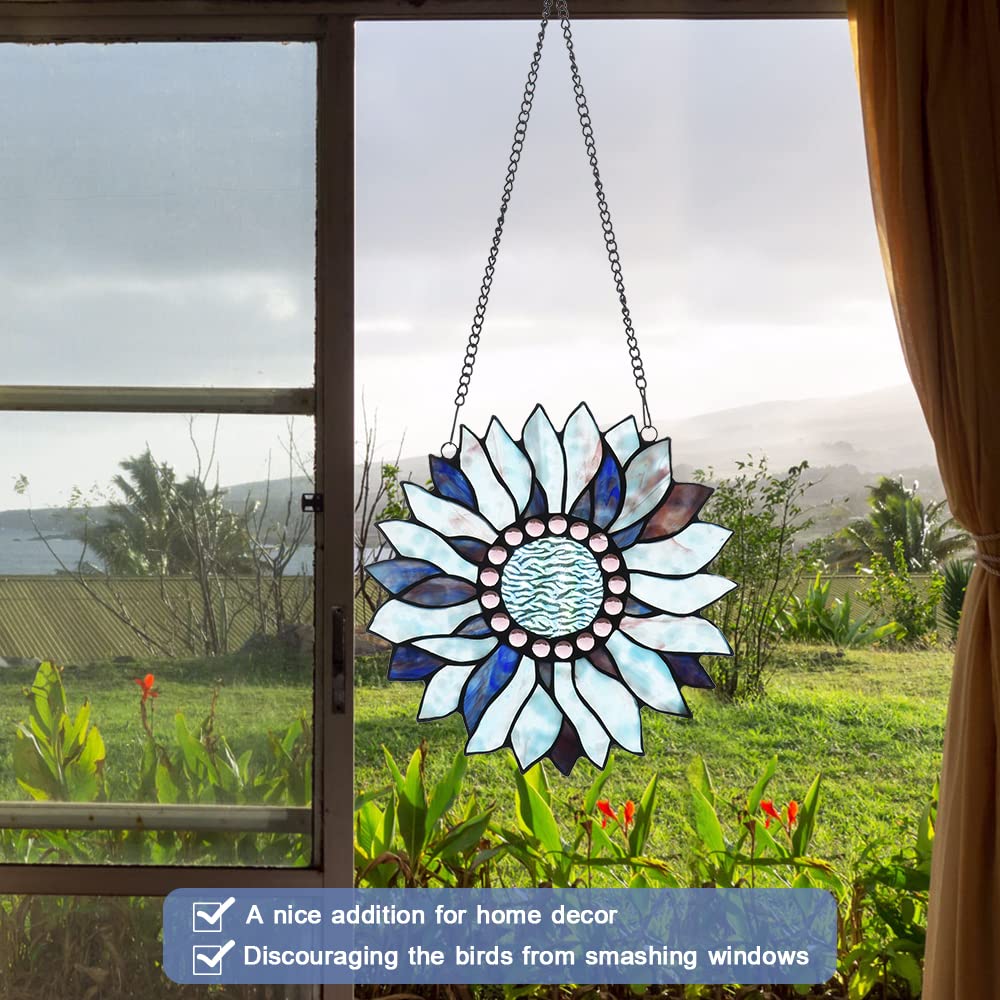 Capulina Sunflower Stained Glass Window Hangings - Image 3