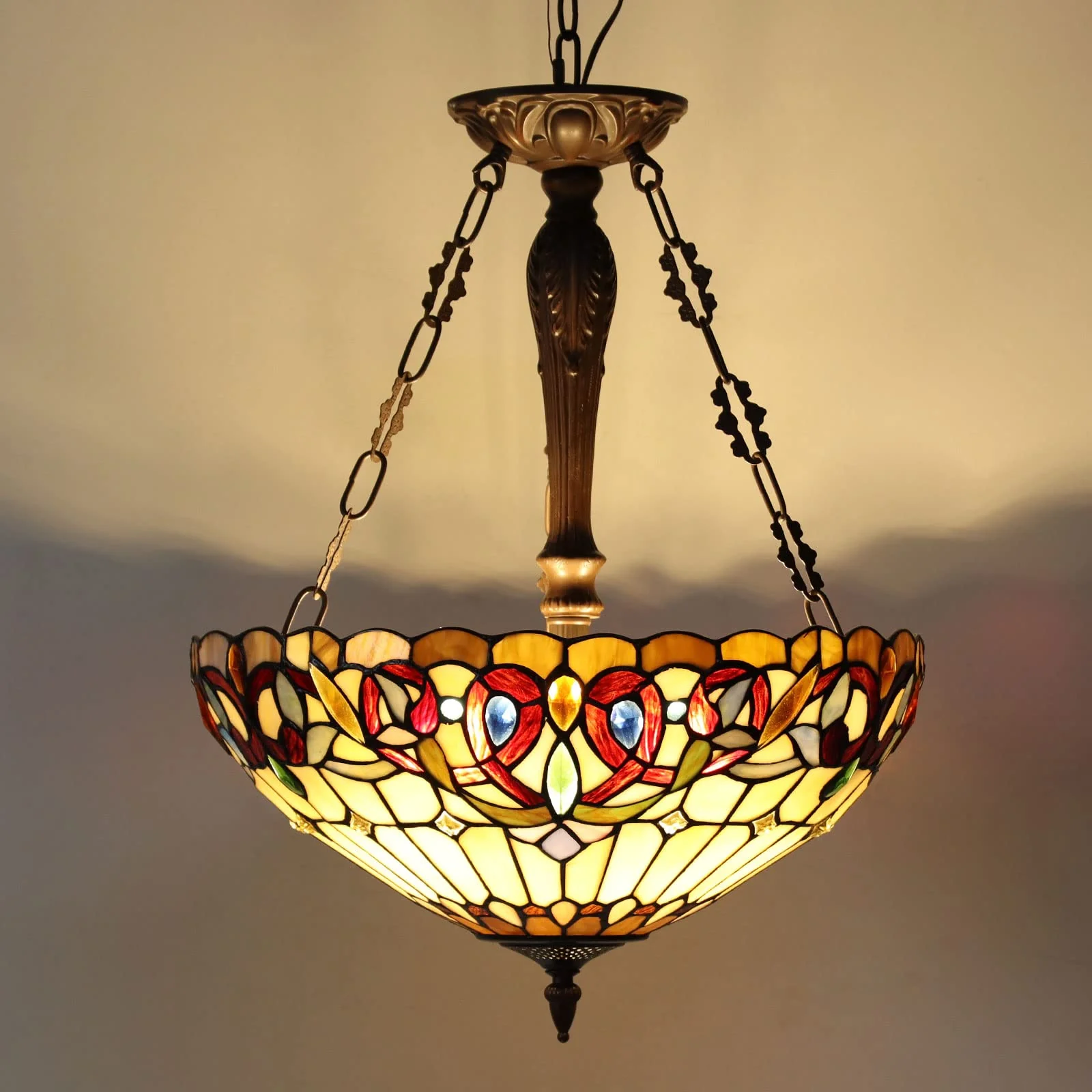 Capulina Tiffany Ceiling Light Pendant Lights - Image 3
