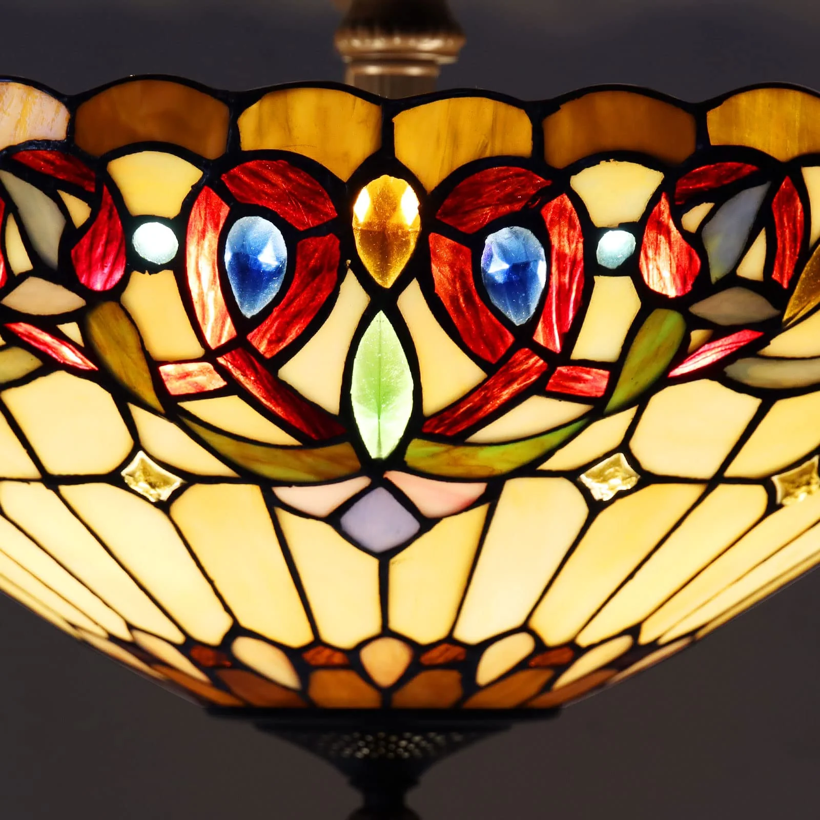 Capulina Tiffany Ceiling Light Pendant Lights - Image 4