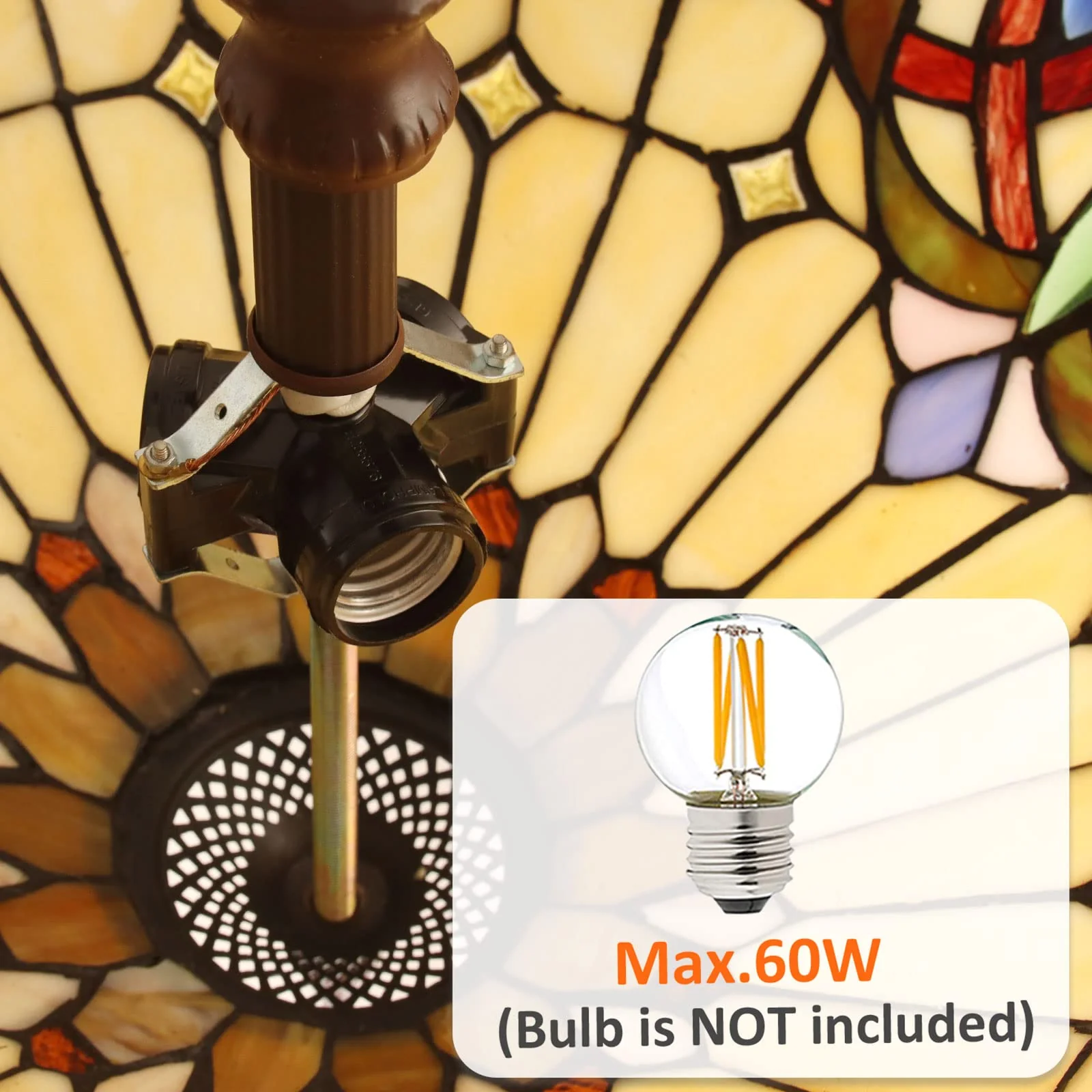 Capulina Tiffany Ceiling Light Pendant Lights - Image 5