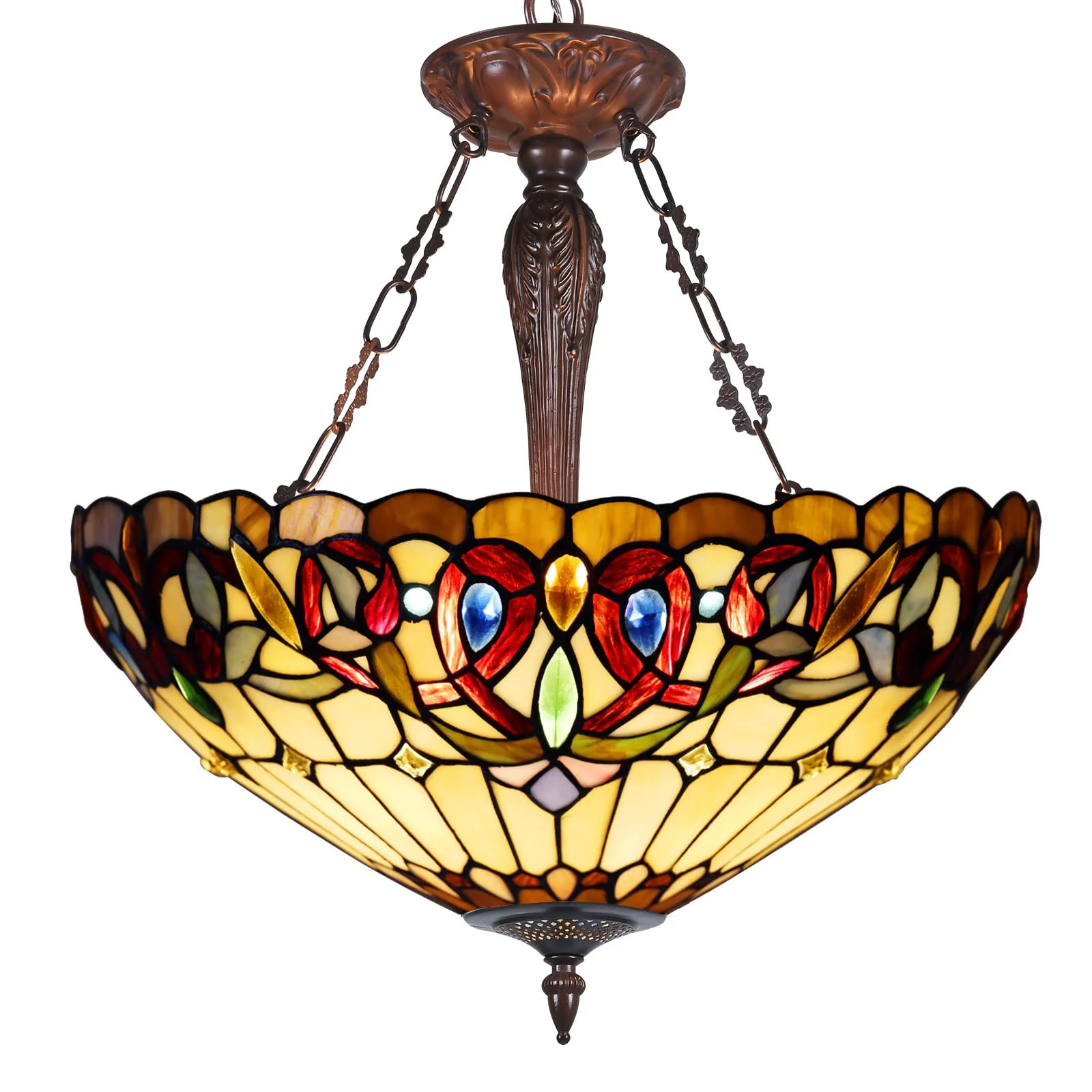 Capulina Tiffany Ceiling Light Pendant Lights - Image 8