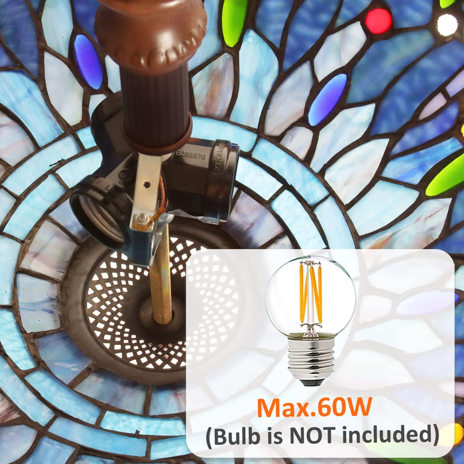 Capulina Tiffany Pendant Lights Ceiling Light Dragonfly Style - Image 5