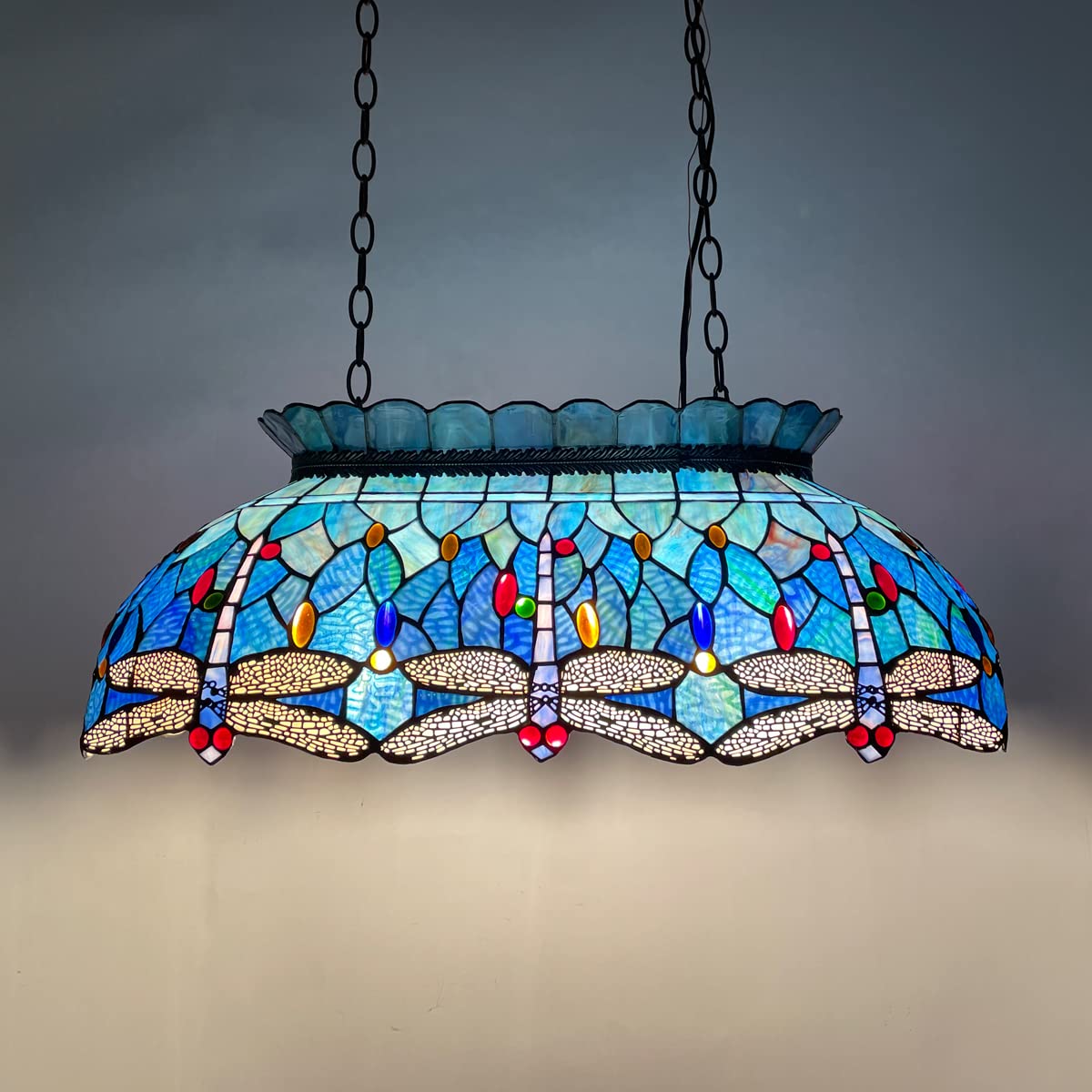 Capulina Tiffany Pool Table Island Chandelier - Image 4