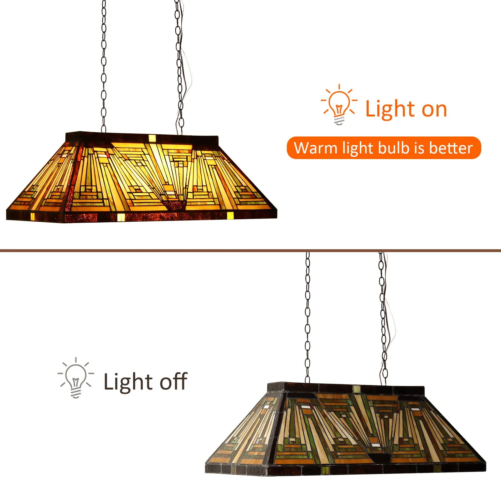 Capulina Tiffany Pool Table Lights Pendant - Image 6