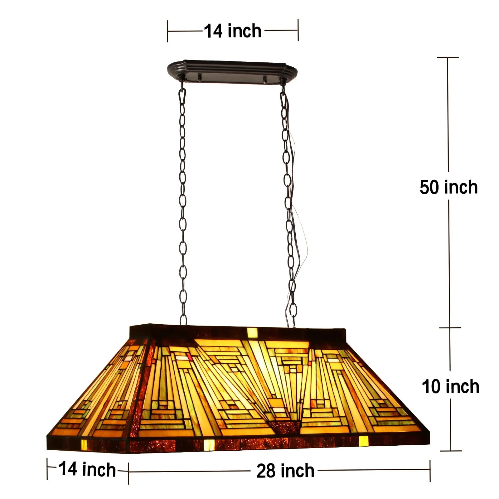 Capulina Tiffany Pool Table Lights Pendant - Image 7