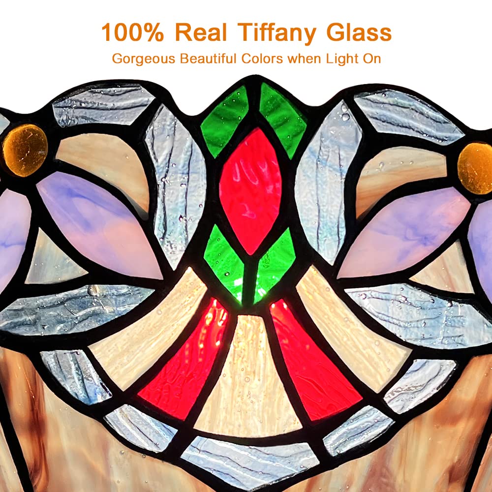 Tiffany Wall Sconces Stained Glass Antique Vintage Style Wall Light - Image 4